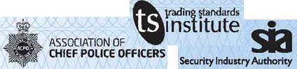 Logos of ACPO, TSI and SIA