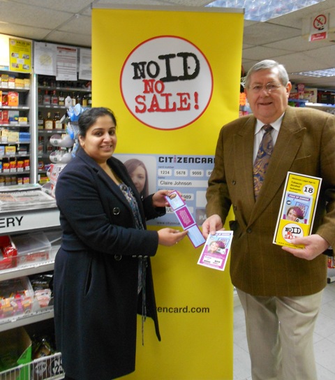 Brian Binley MP applauds Northampton South' adoption of 'No ID, No Sale'