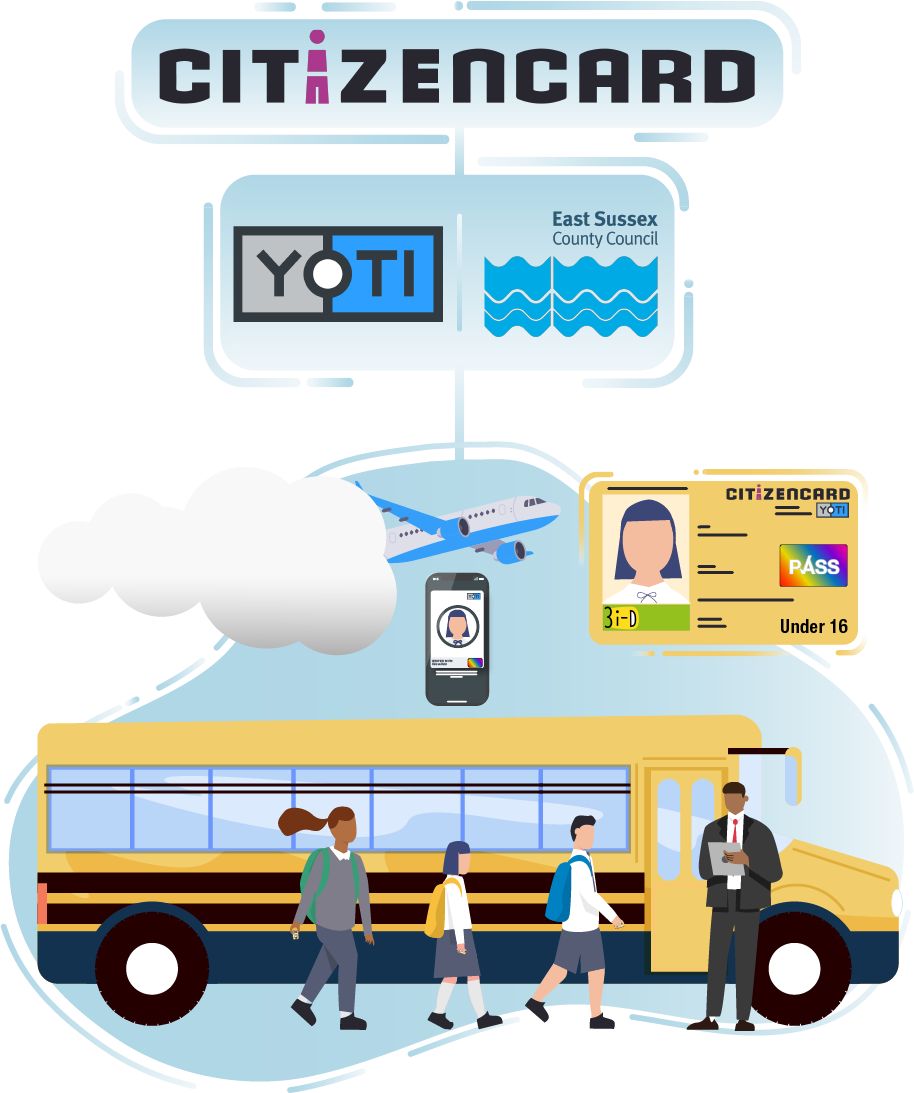 3i-D CitizenCard - buy age-restricted goods, take domestic flights and get discounts on East Sussex buses