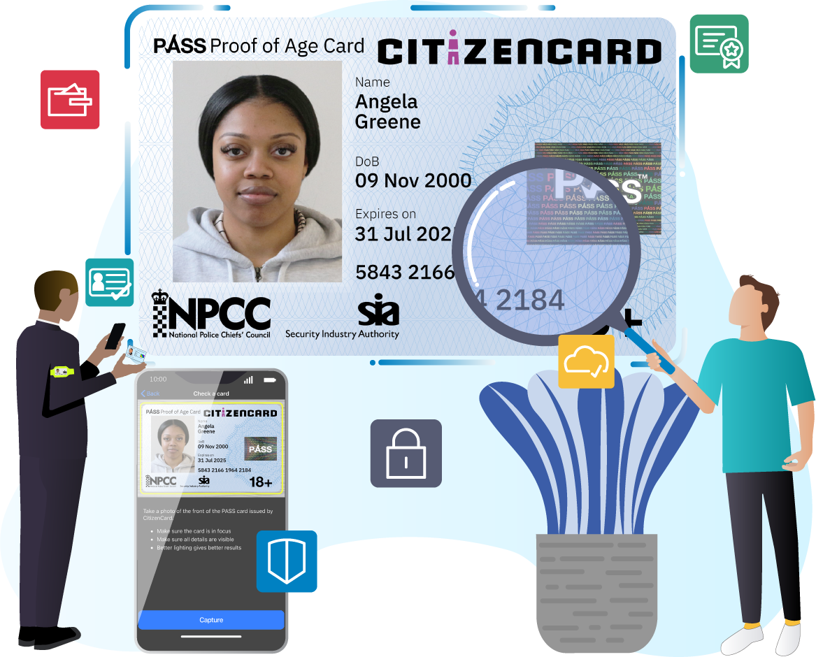 View CitizenCard security features and check how cards can be verified online