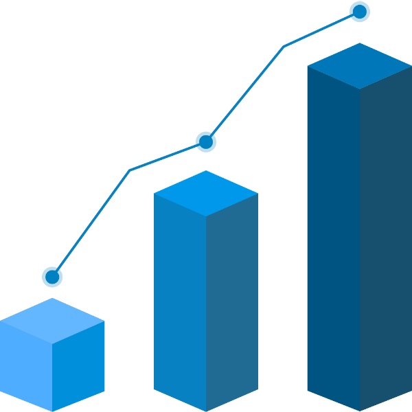 Graph showing commission tiers rising