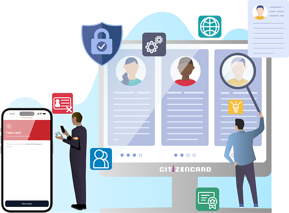 Trusted identity and card verification